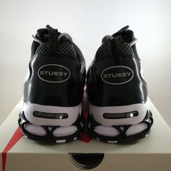 Stussy x Nike Air Zoom Spiridon Cage 2 Pure Platinum 2020 CU1854-001 US 11 DS - Picture 13 of 15
